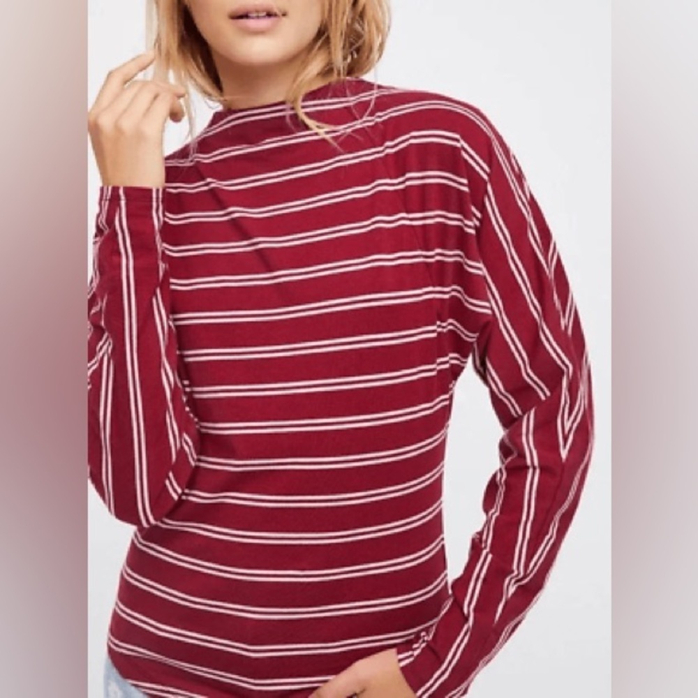 nwot free people ardmore tee